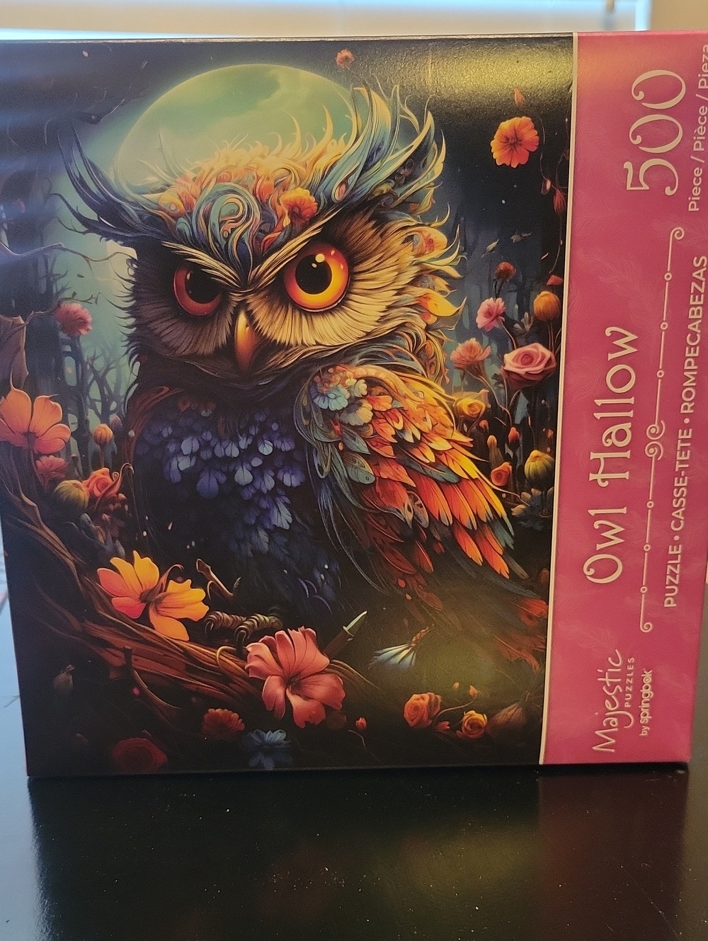 Springbok Colorful Fantasy Owl Puzzle - Multi-Colored Illustration